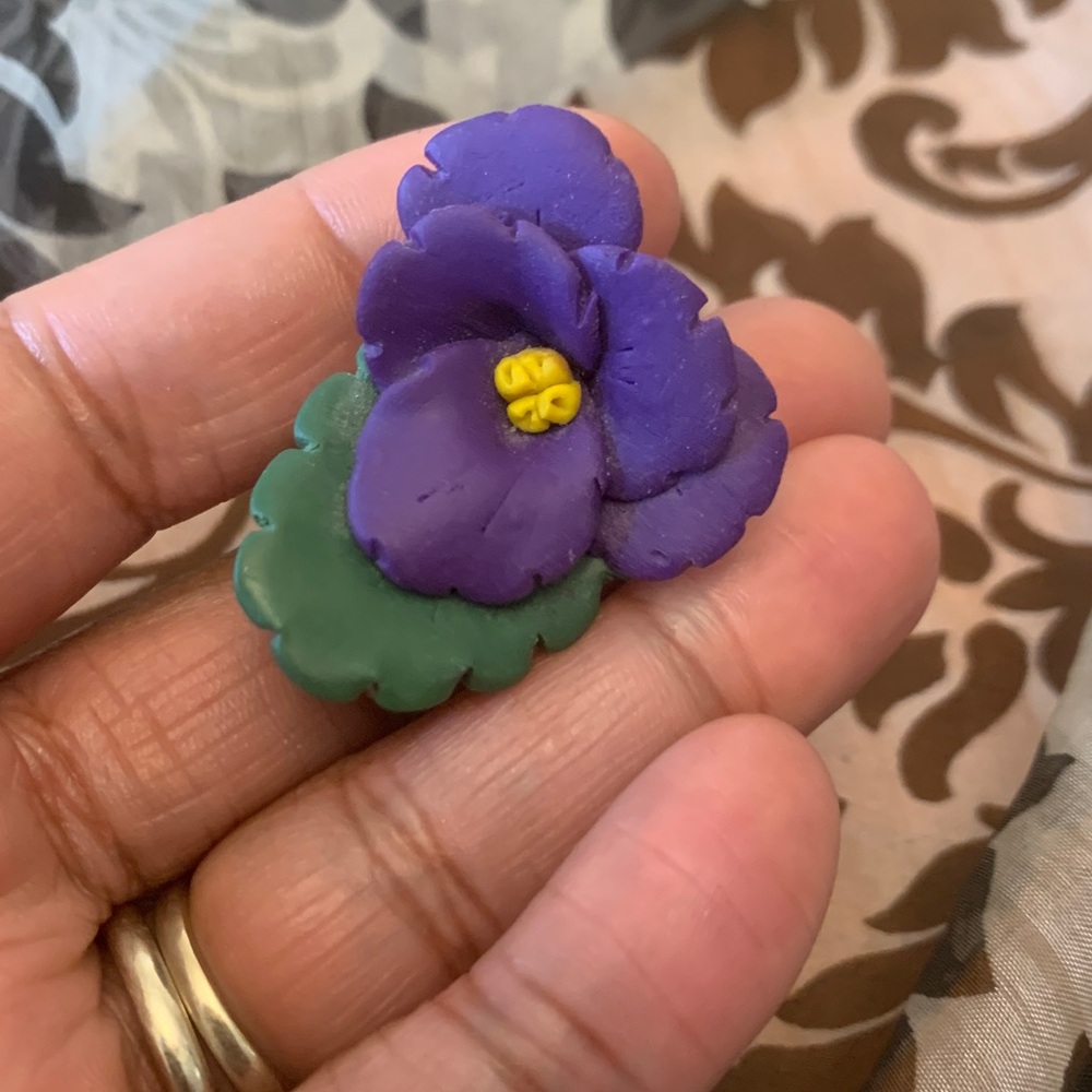 Vintage Flower Brooch